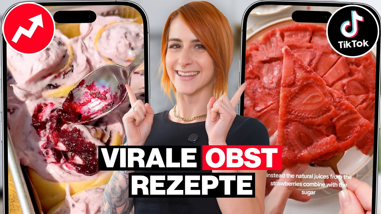 Ich teste virale OBST Rezepte von TikTok 😍
