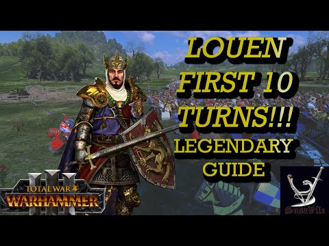 Louen first 10 turns! Bretonnia Patch 6.3.2 Total War Warhammer 3