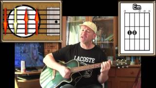 Say Hello, Wave Goodbye - Soft Cell - Acoustic Guitar Lesson (easy-ish) - (detune by 1 fret)