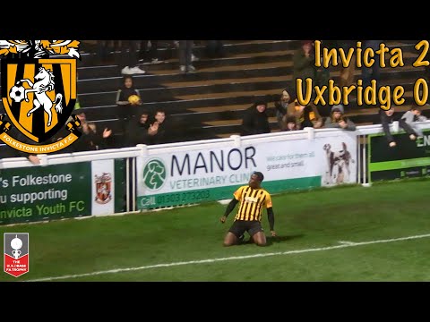 FA Trophy Highlights | Folkestone Invicta 2-0 Uxbridge | 18/12/21