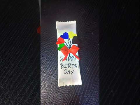 Easy chocolate gift packing ideas | cute gift ideas | Chocolate wrapping ideas #shorts #gift #craft
