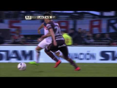 Gol de Almirón. San Lorenzo 0 - Lanús 2. Final. Primera División 2016.