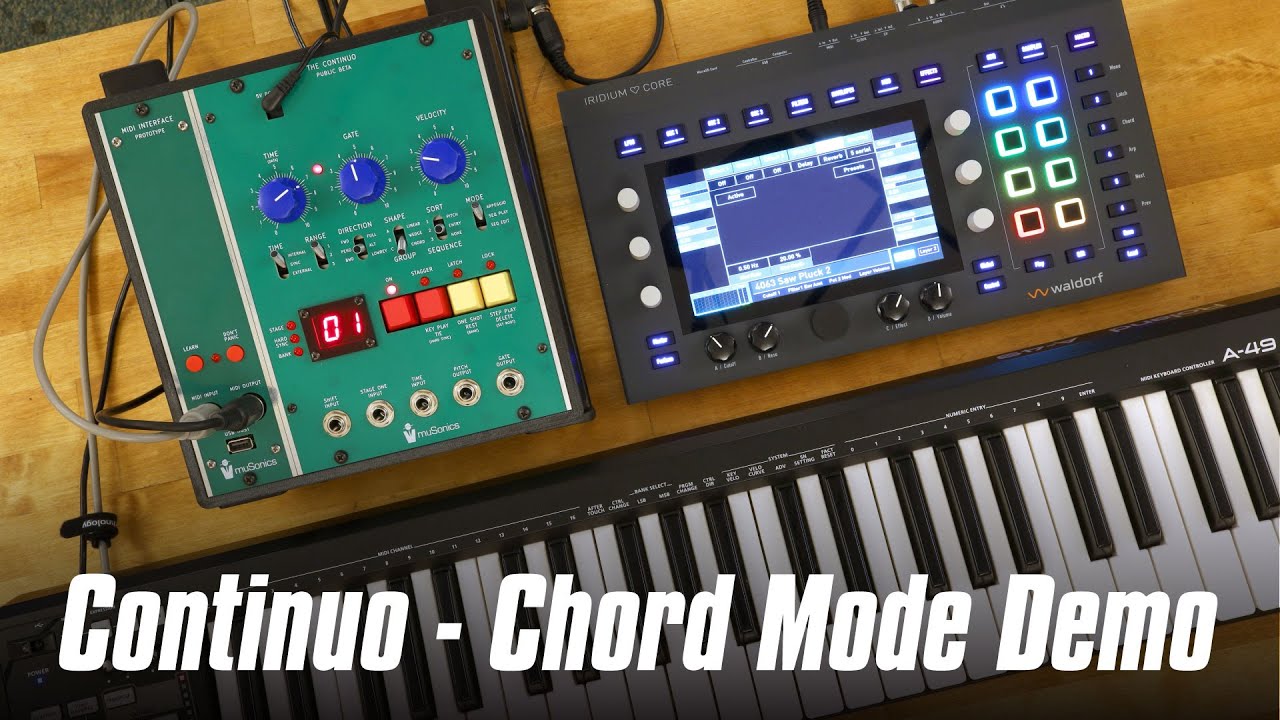 muSonics Continuo - Chord Mode Demo