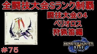 闘技大会ベリオロスSランククリア　狩猟笛編　【実況】MHR#75