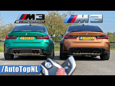BMW M3 G80 | MANUAL vs COMPETITION | REVIEW on AUTOBAHN by AutoTopNL