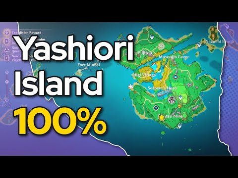 Yashiori Island 100% exploration guide