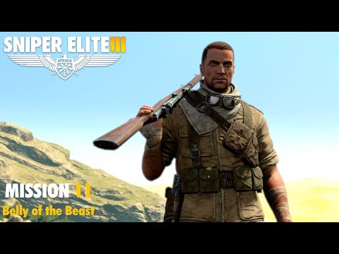 Sniper Elite 3 | DLC | Mission 11 | Belly of the Beast | Custom Difficulty