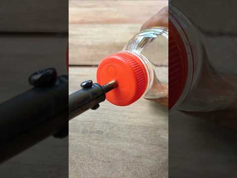 Ingenious Idea how to make flexibel water filter tap from bottle cap #diy