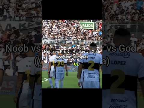 Noob vs Pro vs Hacker vs God #futbol #paraguay #olimpia
