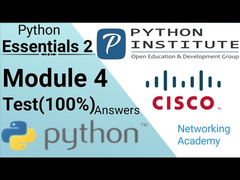 Python Essentials 2 Module 4 Answer Pe2 Module 4 Python Module 4 Test 100 Cisco