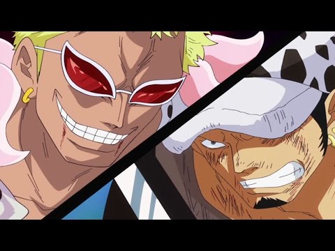 One Piece Episode 707 ワンピース Anime Review - Doflamingo VS Trafalgar Law's Injection Shot!