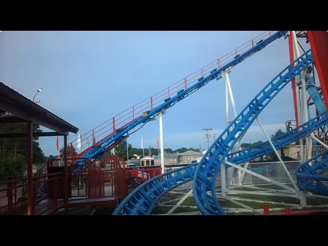 Front row point of view footage of All American Triple Loop