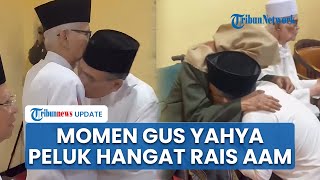 Momen Hangat Gus Yahya Peluk Rais Aam Miftachul Akhyar, Pertanda Konflik Dualisme PBNU Berakhir?