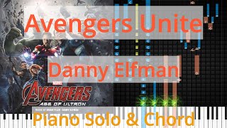 🎹Solo &amp; Chord, Avengers Unite, Danny Elfman, Synthesia Piano