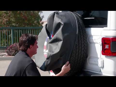 Installation Video - Boomerang Soft Tire Covers for the Jeep® JL Wrangler (w/ back-up camera)