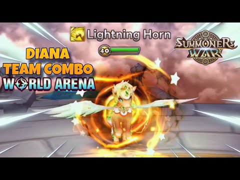 Diana Team Combo in World Arena Ep. 2 - Summoners War