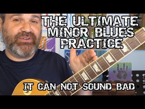 EASILY CREATING MELODY IN THE MINOR BLUES. Pentatonic Scales / Chords / Rhythm/ Structure