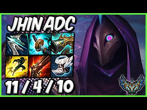 Jhin vs Caitlyn ADC / KR Challenger / Patch 12.11 / Season 12 [ 11 / 4 / 10 ] ⭐