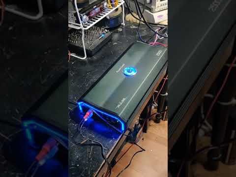 Planet Audio PL2500.1M Amp Testing