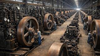 The Most Powerful Antique Engines Ever Built. From Steam Giants To Diesel And Aircraft Engines