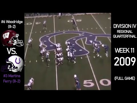 2009 OHSAA Playoffs - #6 Woodridge Bulldogs (8-2) vs #3 Martins Ferry Purple Riders (8-2)(FULL GAME)