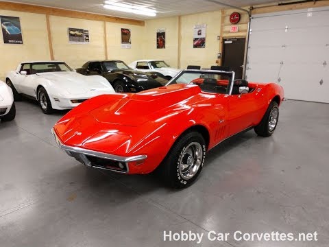 1969 Monaco Orange Corvette Convertible Four Speed For Sale Video