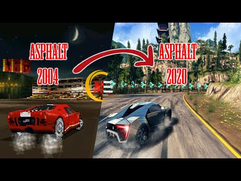 Android Games/Evolution Of Asphalt car Games 2004-2020