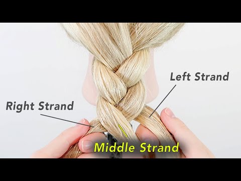 BEGINNERS START HERE!! How To Braid Hair For Complete Beginners (With Hand Placement & More)