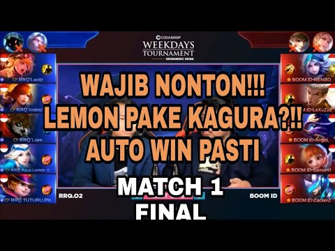 WAJIB Nonton!! RRQ VS BOOM ID MATCH 1 (FINAL weekdays Tournament Kualifikasi 2)