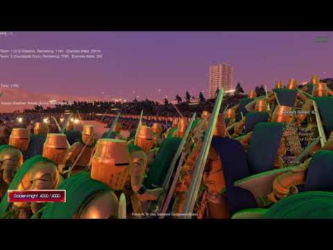 30,000 Gundabad Orcs vs 500 WW2 Soldiers  Ultimate Epic Battle Simulator