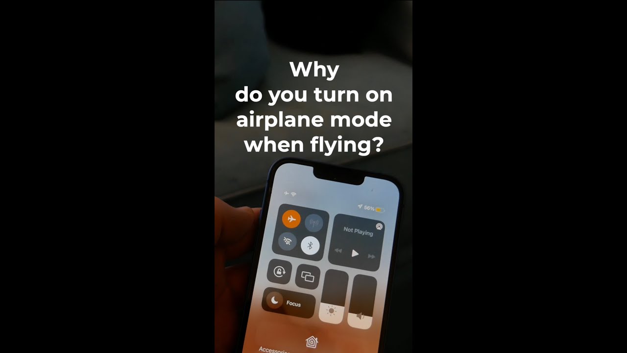 What happens if you don't use airplane mode on a flight?