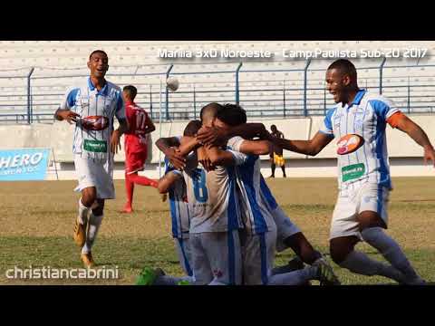 Marília 3x0 Noroeste - Camp.Paulista Sub 20 1ª Divisão 2017
