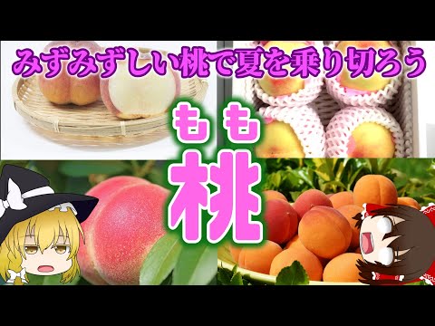 【ゆっくり解説】桃の栄養について解説します。