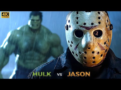 HULK vs JASON VOORHEES – Horror Cinematic Short Film (4K AI)