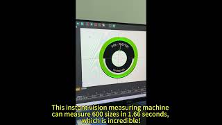 It only takes 1.66 seconds to measure 600 sizes! #measurement #metrology #measure #qualitycontrol