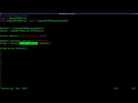 Setup A Webserver With Python Linux Tutorials Clip26