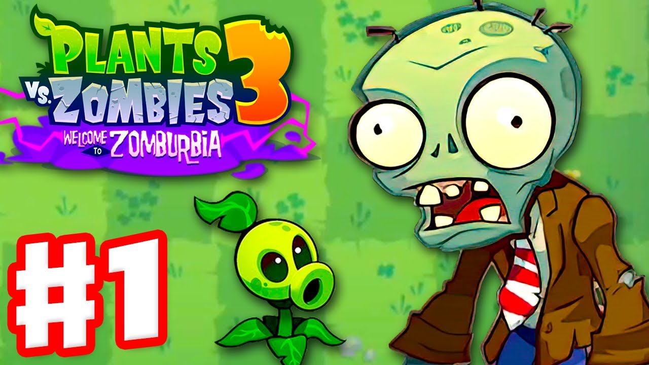 Plants vs. Zombies 3: Welcome to Zomburbia - Gameplay Walkthrough Part 1 - Dave's House!