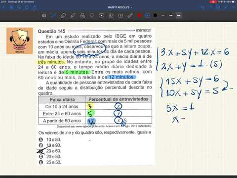 QUESTÃO 145 - (ENEM 2021, CADERNO AZUL)