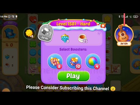 Matchington Mansion Level 1581(Hard Level), Level 1582 & Level 1583 - iOS/Android