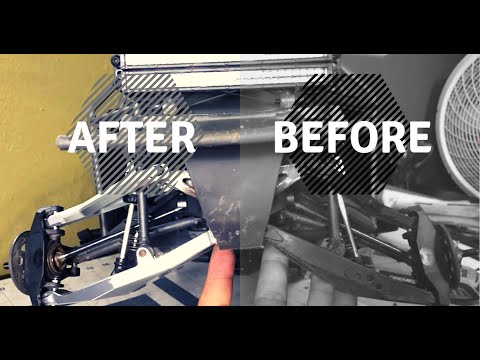 GPM ALUMINUM UPPER AND LOWER ARMS INSTALL : TRAXXAS UDR