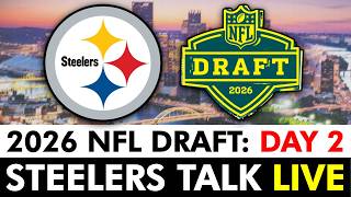 Pittsburgh Steelers LIVE Day 2 2026 NFL Draft Stream (Rounds 2-3) | Steelers Talk By Chat Sports