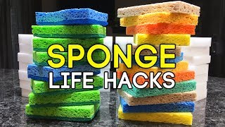 Clever Sponge Life Hacks You Need To Know!