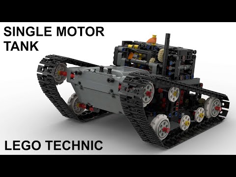 Lego Technic Single Motor Tank