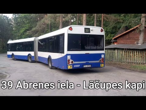 [RS] Autobusu maršruts Nr. 39. - Abrenes iela - Lāčupes kapi.