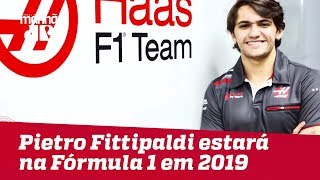 Pietro Fittipaldi estará na Fórmula 1 em 2019