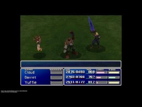 FFVII Restore HP with 4 Elements Show-Off Build