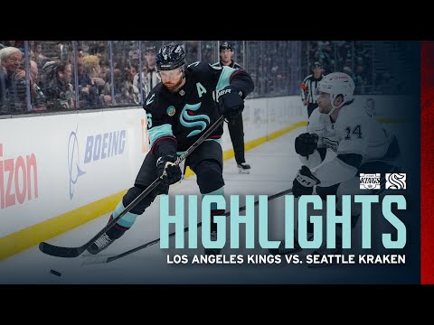 Los Angeles Kings vs Seattle Kraken | 12/10 Game Highlights
