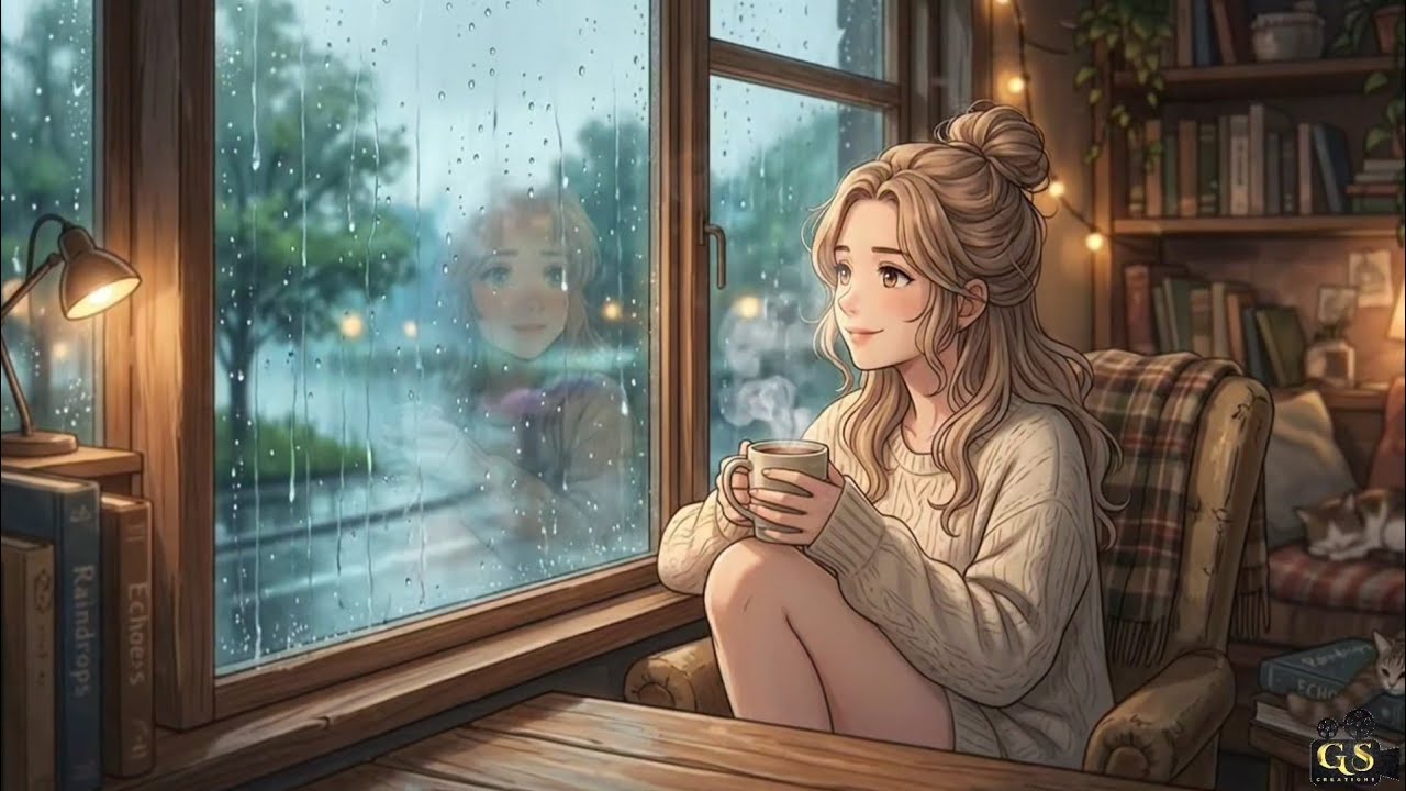 LIVE STREAM | Rainy Cozy Room ☕🌧️ Relaxing Anime Vibes 4K