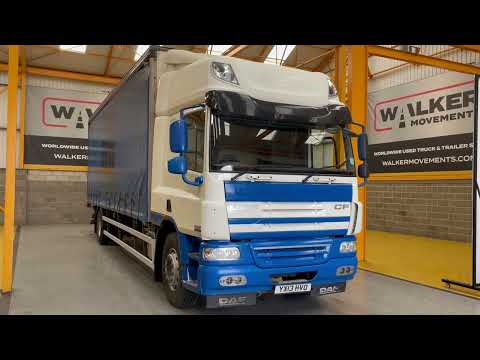 New In Stocklist For Sale: DAF CF65 250 SPACE CAB EURO 5 4X2 18 TONNE CURTAINSIDER – 2013 – YX13 HVO