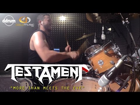 TESTAMENT | MORE THAN MEETS THE EYE - Drum Cover - Alessandro Cafagna